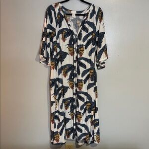 Desmond & Dempsey x H&M Kaftan Dress XL